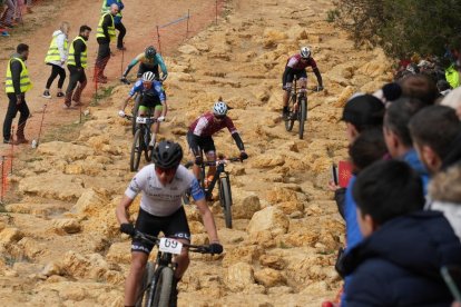 Segunda prueba de la Copa de España BTT en el Cerro de las Contiendas de Valladolid. / JM LOSTAU
