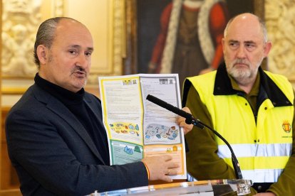 El concejal de Salud Pública y Seguridad Ciudadana, Alberto Cuadrado, en la presentación. E. M.