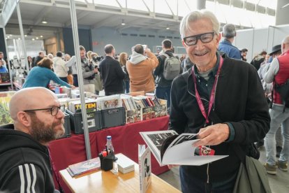 Kim Aubert, autor de Martínez el Facha en el Salón del Cómic y el Manga en la Feria de Valladolid. J.M. LOSTAU.