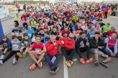 Carrera por la infancia refugiada en Arroyo de la Encomienda. / LOSTAU