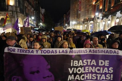 Manifestación del 8M en Valladolid. -ICAL