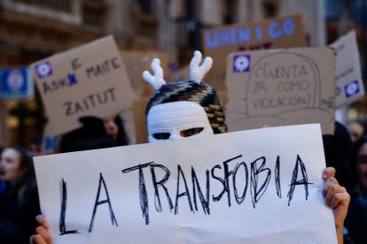 Manifestación del 8M en Valladolid. -ICAL