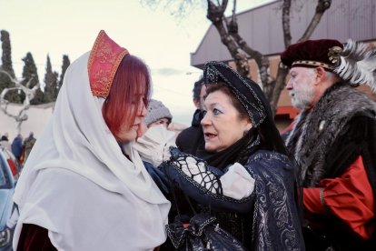 Llegada de la Reina Juana a Tordesillas. PHOTOGENIC