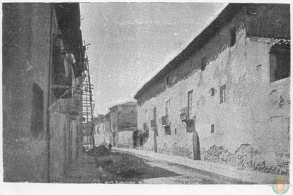 La Casa Colón de la calle Colón de Valladolid en 1900 - ARCHIVO MUNICIPAL
