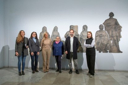 Fontaneda, Martínez, Carvajal, Vila, Hontoria y Molins, esta mañana.