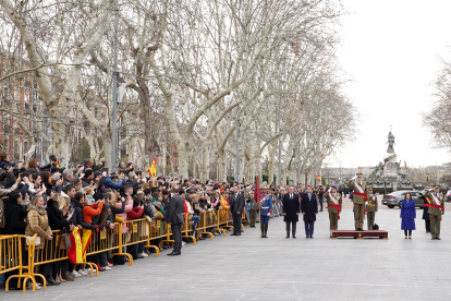 El rey preside el acto por el 375 aniversario del Regimiento de Caballería ‘Farnesio’ 12. Miriam Chacón / ICAL .