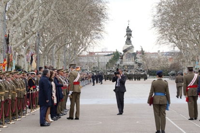 El rey preside el acto por el 375 aniversario del Regimiento de Caballería ‘Farnesio’ 12. Miriam Chacón / ICAL .