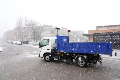 La nevada en La Cistérniga.- ICAL