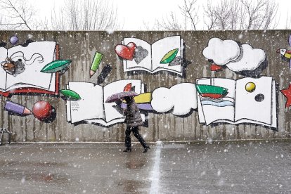 La nevada en La Cistérniga.- ICAL