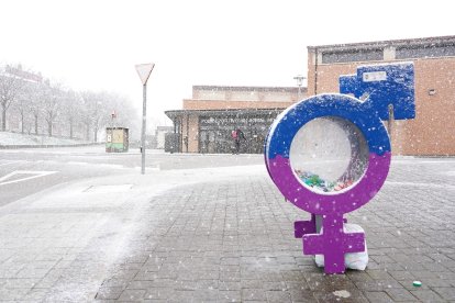 La nevada en La Cistérniga.- ICAL
