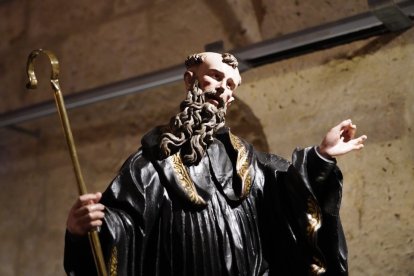 Imagen de San Millán, del S XVIII, de Amusquillo (Valladolid) . Rubén Cacho / ICAL.