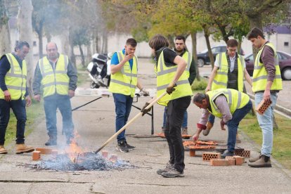 Parrillada de los manifestantes.- PHOTOGENIC