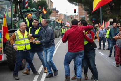 Tractorada en Valladolid. Marcha a pie y en tractor por la ciudad.-PHOTOGENIC