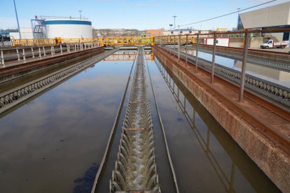 Depuradora de aguas residuales en el Camino Viejo de Simancas (EDAR). -J.M.LOSTAU