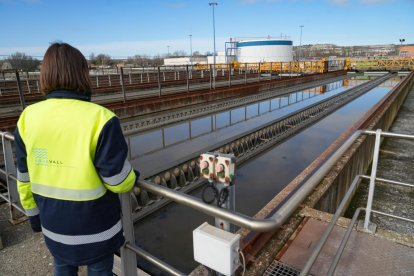 Depuradora de aguas residuales en el Camino Viejo de Simancas (EDAR). -J.M.LOSTAU