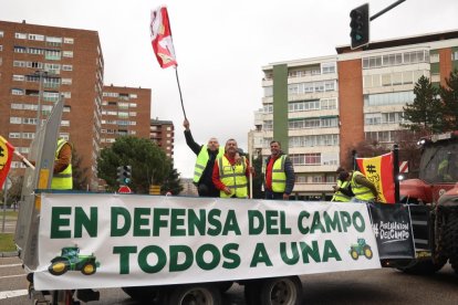 Tractorada en Valladolid. Marcha a pie y en tractor por la ciudad.-PHOTOGENIC