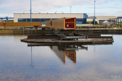 Depuradora de aguas residuales en el Camino Viejo de Simancas (EDAR). -J.M.LOSTAU