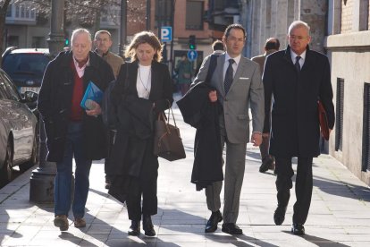 Primera sesión del juicio en Valladolid del caso conocido como 'Perla Negra', en el que se sientan en el banquillo de los acusados doce ex altos cargos de la Junta de Castilla y León y empresarios. -PHOTOGENIC