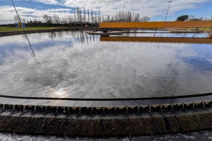 Depuradora de aguas residuales en el Camino Viejo de Simancas (EDAR). -J.M.LOSTAU