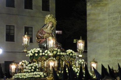 Procesión de Regla con el paso 'Nuestra Señora de las Angustias'