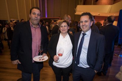 Modesto Herguedas, Yolanda Martí y Alfonso Riaño.