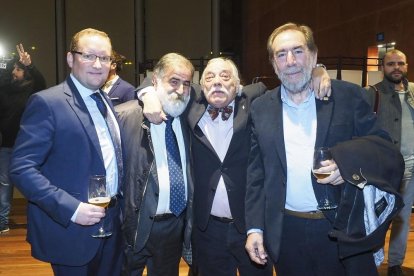 Ignacio Quintanilla, Javier Pérez Andrés, Juan Antonio Fernández y Heliodoro Rodríguez.