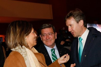 Milagros Marcos, César Rico y Javier Lacalle.