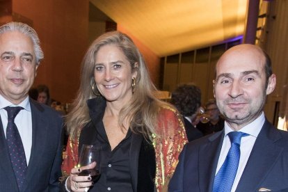 Francisco Moretón, Nuria Díez y Julián Rodríguez.