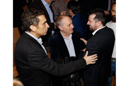 Vicente Andrés, Faustino Temprano y LuisTudanca.