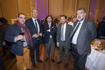Narciso Prieto, José Aurelio Alonso, Antonio Penela, Juan Francisco Martín y Francisco Temprano.