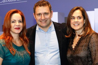 Silvia Clemente, Víctor Martín y Adriana Ulibarri.