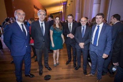 José Antonio Arias, Antonio Fernández-Galiano, Silvia Clemente, Aurelio Fernández, Víctor Caramanzana y Pablo Lago.