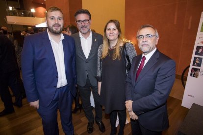 Álvaro Lora, José Luis Vázquez, Gloria Merino y José Miguel Palazuelo.