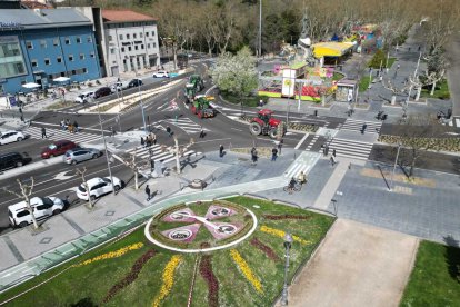Tractorada en Valladolid concentrada en el paseo de Filipinos