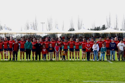 El equipo nacional femenino de rugby XV se enfrenta a Sudáfrica en partido preparatorio para el próximo Campeonato de Europa.
