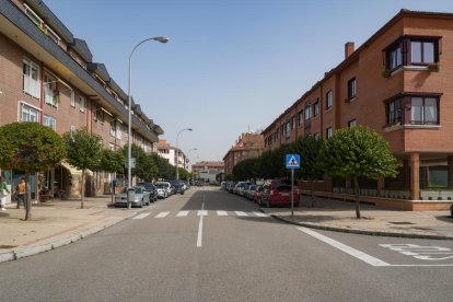 Lugares de aparcamiento en la calle Miguel de Unamuno en Valladolid