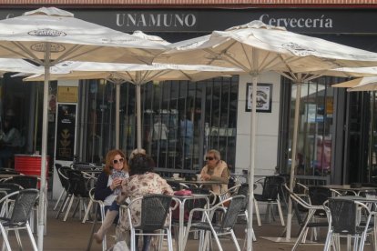 Cervecería en la calle Miguel de Unamuno de Valladolid