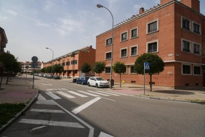 Una zona de la calle Miguel de Unamuno de Valladolid