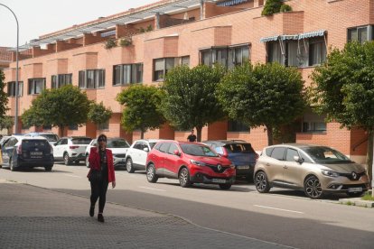 Zona moderna de la calle Miguel de Unamuno en Valladolid