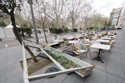 Borrasca Nelson a su paso por Valladolid