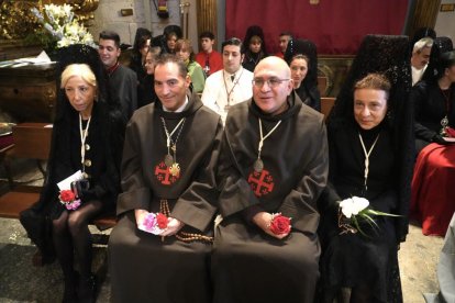 Acto en la iglesia de la Vera Cruz