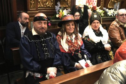 Acto en la iglesia de la Vera Cruz