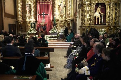 Acto en la iglesia de la Vera Cruz