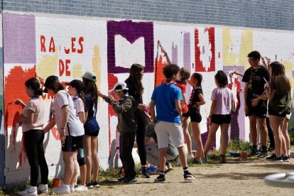 Reunión de grupo de Scouts en Laguna de Duero.