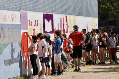 Reunión de grupo de Scouts en Laguna de Duero.