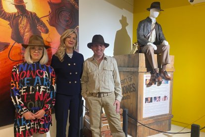 Presentación de la exposición sobre Indiana Jones en el Museo de la Ciencia.