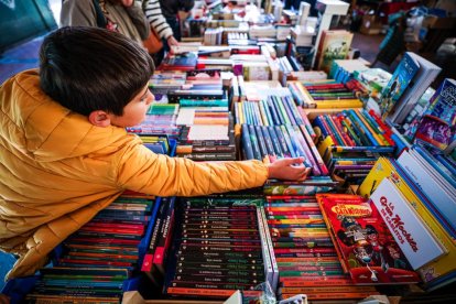 Los vallisoletanos disfrutan del Día del Libro en Valladolid