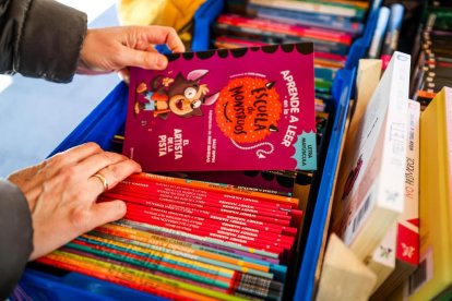 Ejemplares de libros de la jornada
