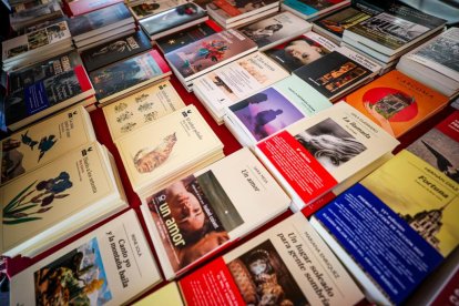 Ejemplares de libros de la jornada