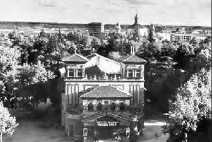 Teatro Pradera junto al Campo Grande, escenario de los primeras veladas de boxeo en Valladolid